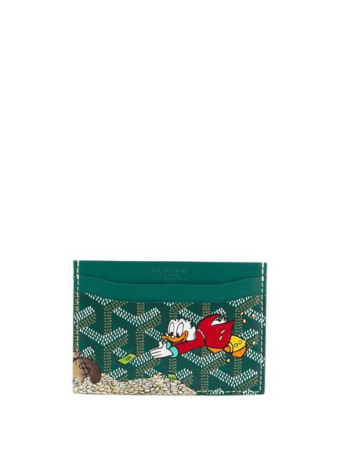 goyard card holder donald duck|2000s pre.